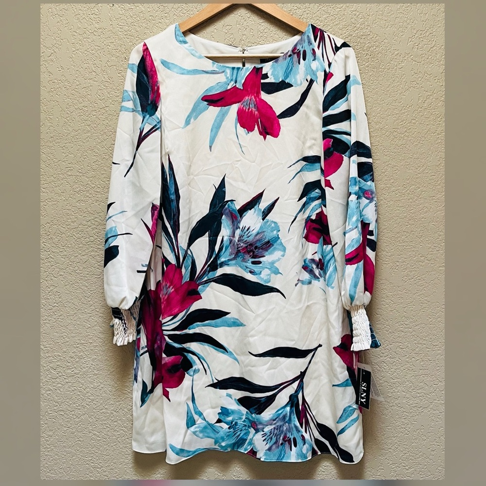 SLNY Fashions Floral Women’s Dress Size 10P-NWT